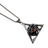 60cm x 3mm RVS Jasseron-Ketting + Piramide Mystieke Hanger met Oog