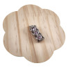 RVS Jasseron-Ketting + Buis Hanger met Kristallen in Roze Kleur - Dames