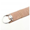 Brede Zalmkleur Elastische Riem
