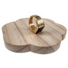 Zegelring Heren - Verguld RVS - Ring met Onyx Steen