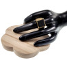 Zegelring Heren - Verguld RVS - Ring met Onyx Steen