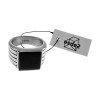Zegelring Heren - Gepolijst RVS - Ring met Onyx Steen