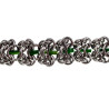 Unisex RVS Armband met Groene Zoetwaterschelpkralen - Verstelbaar