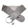 Damesriem - 6 cm Breed - Lichtgrijze Stretch Riem Voor Jurk of Tuniek