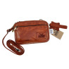 Unisex Crossbodytas - Cognackleur Echt Leer - Riemtas - Verstelbare