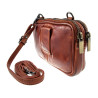 Unisex Crossbodytas - Cognackleur Echt Leer - Riemtas - Verstelbare