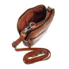 Unisex Crossbodytas - Cognackleur Echt Leer - Riemtas - Verstelbare