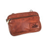 Unisex Crossbodytas - Cognackleur Echt Leer - Riemtas - Verstelbare