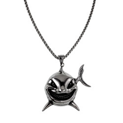Grote Haai Hanger Unisex - Gepolist Roestvrij Staal 316L