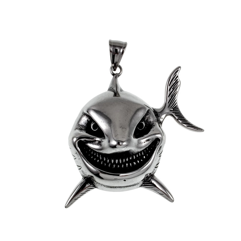 Grote Haai Hanger Unisex - Gepolist Roestvrij Staal 316L
