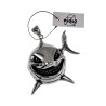 60cm x 3mm Jasseron-Ketting + Grote Haai Hanger - Roestvrij Staal 316L