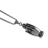 Unisex Spiritueel Boeddha in Handpalm Hanger - Roestvrij Staal 316L