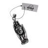 60cm x 3mm Jasseron-Ketting + Boeddha Hanger - Roestvrij Staal 316L