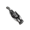 60cm x 3mm Jasseron-Ketting + Boeddha Hanger - Roestvrij Staal 316L
