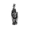 60cm x 3mm Jasseron-Ketting + Boeddha Hanger - Roestvrij Staal 316L