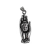 60cm x 3mm Jasseron-Ketting + Boeddha Hanger - Roestvrij Staal 316L