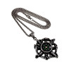 Heren Jasseron-Ketting + Roerhanger met Kompas en Zeester  RVS 316L