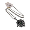 Heren Jasseron-Ketting + Roerhanger met Kompas en Zeester  RVS 316L