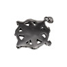 Heren Jasseron-Ketting + Roerhanger met Kompas en Zeester  RVS 316L