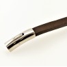 Donkerbruin Leren Wikkelarmband