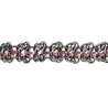 RVS Armband met Lichtpaarse Zoetwaterschelpkralen Verstelbaar 16-19cm
