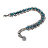RVS Armband met Turquoise Zoetwaterschelpkralen Verstelbaar 16-19cm
