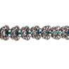 RVS Armband met Turquoise Zoetwaterschelpkralen Verstelbaar 16-19cm
