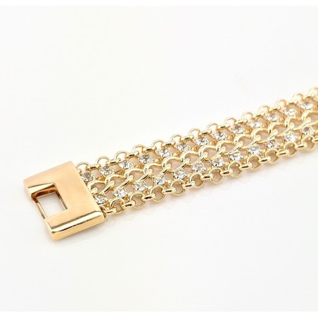 XUPING Rosé Vergulde Armband met Zirkonia's