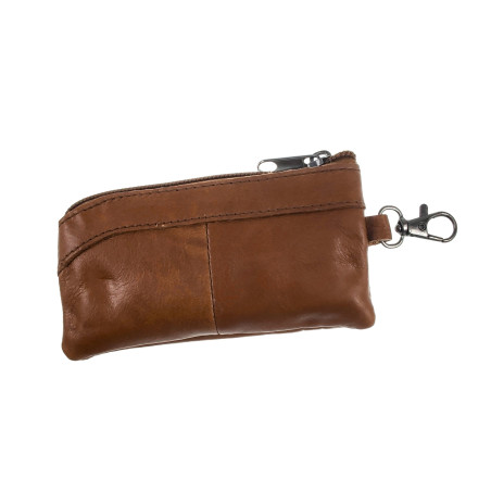 Sleuteletui Portemonnee Tankleurige Leer Autosleutel Unisex