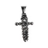 RVS Jasseron-Ketting + Kruishanger Unisex - -  Handgemaakt door esde2