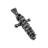 RVS Jasseron-Ketting + Kruishanger Unisex - -  Handgemaakt door esde2
