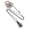 RVS Jasseron-Ketting + Tijgeroogsteen Hanger Handgemaakt door esde2