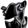 RVS Vierkante Zirkonia Oorknopjes Unisex - 6mm, 7mm of 8mm