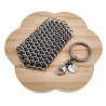 RVS Fidget 2-in-1 Sleutelhanger en Anti-Stress Accessoire Handgemaakt