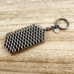 RVS Fidget 2-in-1 Sleutelhanger en Anti-Stress Accessoire Handgemaakt