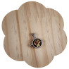 RVS Jasseron-Ketting + Hanger met Goudkleurige Schedel - Handgemaakt