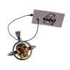 RVS Jasseron-Ketting + Hanger met Goudkleurige Schedel - Handgemaakt