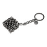 Fidget RVS Kubus Sleutelhanger en Anti-Stress Accessoire Handgemaakt