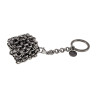 Fidget RVS Kubus Sleutelhanger en Anti-Stress Accessoire Handgemaakt