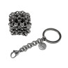 Fidget RVS Kubus Sleutelhanger en Anti-Stress Accessoire Handgemaakt