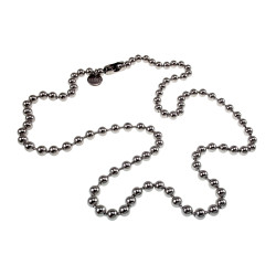 Unisex RVS Ketting met bolletjes -Verkrijgbaar in 4,5mm - 6mm en 8mm