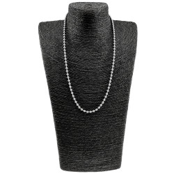 Unisex RVS Ketting met bolletjes -Verkrijgbaar in 4,5mm - 6mm en 8mm