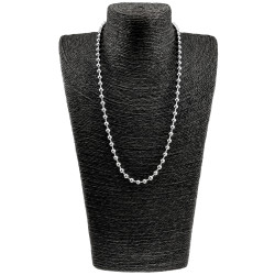 Unisex RVS Ketting met bolletjes -Verkrijgbaar in 4,5mm - 6mm en 8mm