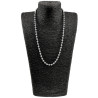 Unisex RVS Ketting met bolletjes -Verkrijgbaar in 4,5mm - 6mm en 8mm