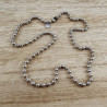 Unisex RVS Ketting met bolletjes -Verkrijgbaar in 4,5mm - 6mm en 8mm