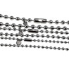 Unisex RVS Ketting met bolletjes -Verkrijgbaar in 4,5mm - 6mm en 8mm
