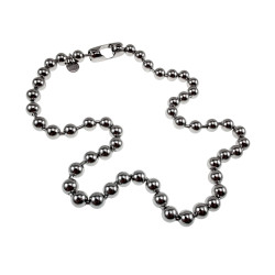 Unisex RVS Ketting met bolletjes -Verkrijgbaar in 4,5mm - 6mm en 8mm