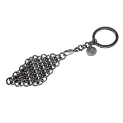 Fidget - RVS Diamantvorm Sleutelhanger en Anti-Stress Accessoire