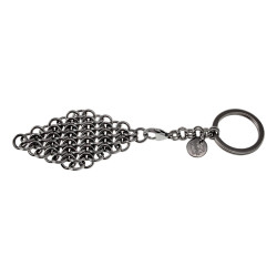 Fidget - RVS Diamantvorm Sleutelhanger en Anti-Stress Accessoire