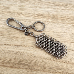 Fidget RVS Drakenweeftechniek Sleutelhanger en Anti-Stress Accessoire